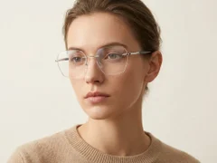 BS2012-3387_Silver_Invisible_Metal_Glasses-tryon_female
