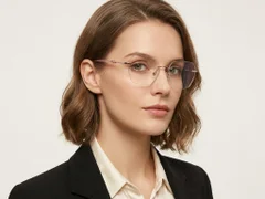 BS2012-3388_Pink_Invisible_Metal_Glasses-tryon_female