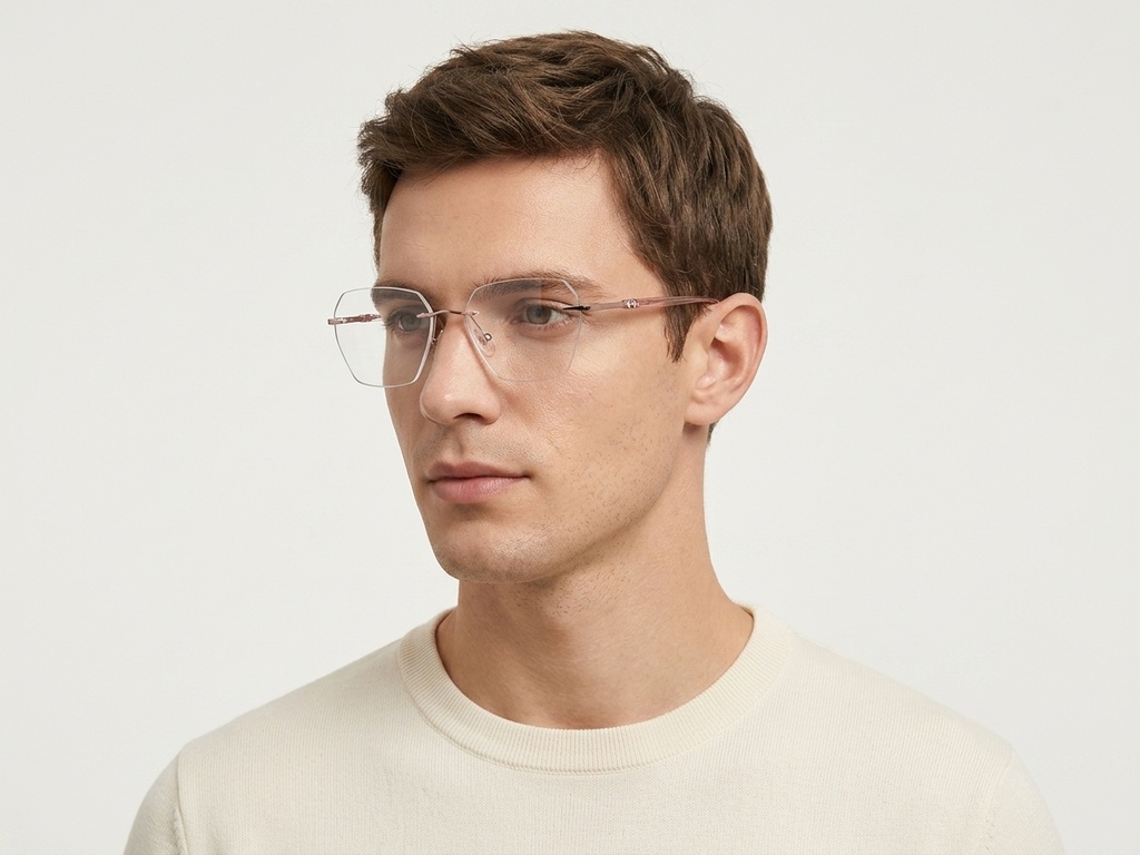 BS2012-3388_Pink_Invisible_Metal_Glasses-tryon_male