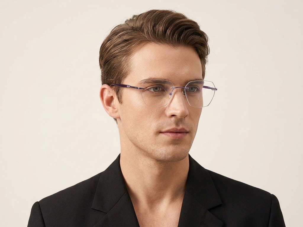 BS2012-3389_Purple_Invisible_Metal_Glasses-tryon_male
