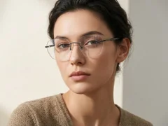 BS2012-3390_Black_Invisible_Metal_Glasses-tryon_female