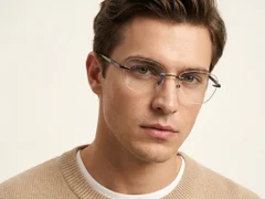BS2012-3395_Black_Invisible_Metal_Glasses-tryon_male