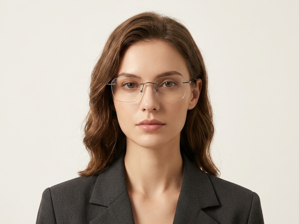 BS2012-3402_Grey_Invisible_Metal_Glasses-tryon_female