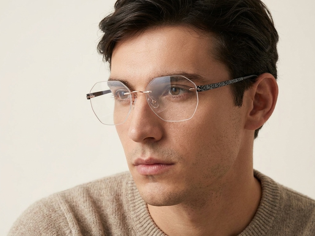 BS2012-3406_Pink_Invisible_Metal_Glasses-tryon_male