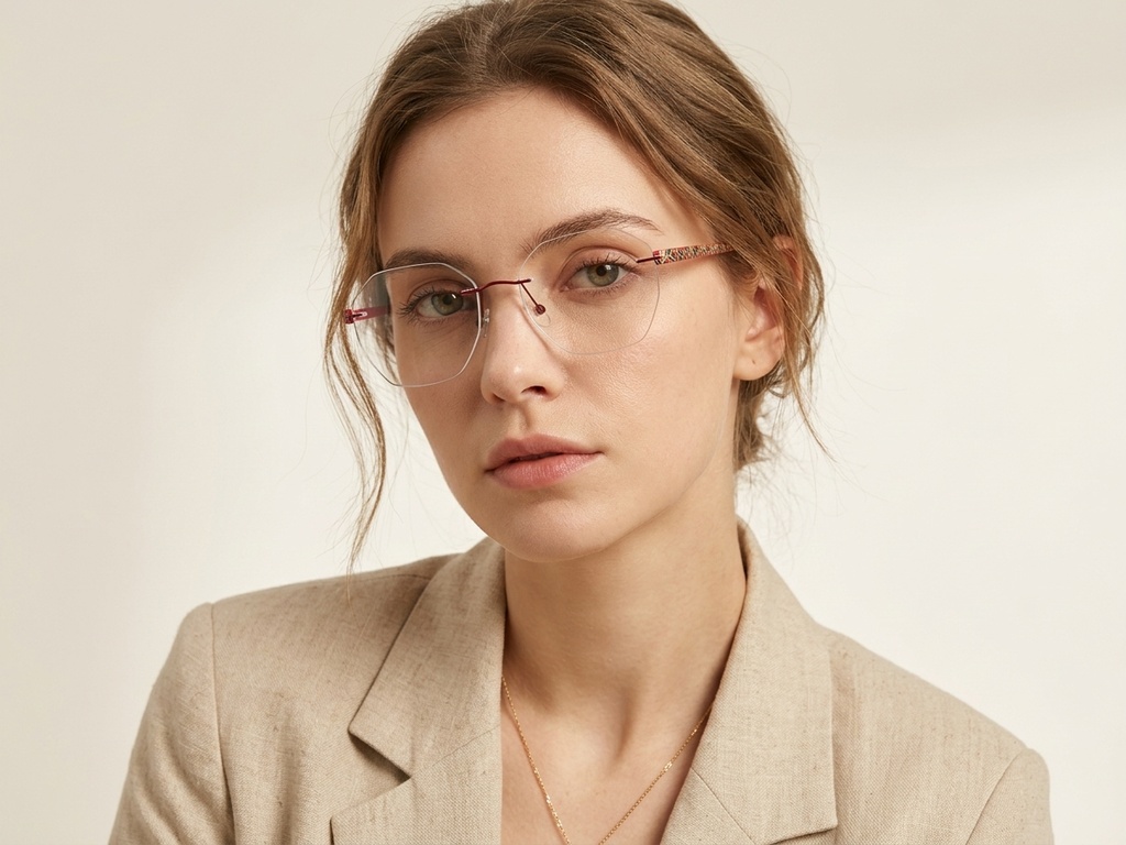BS2012-3407_Red_Invisible_Metal_Glasses-tryon_female