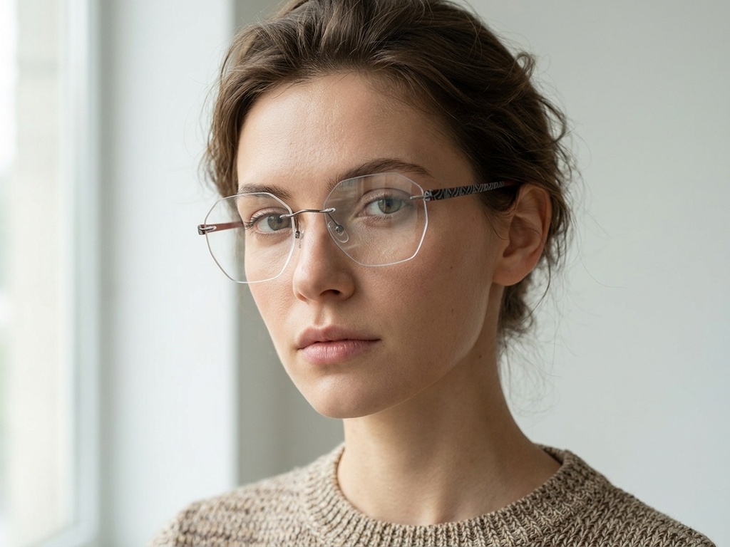BS2012-3409_Grey_Invisible_Metal_Glasses-tryon_female