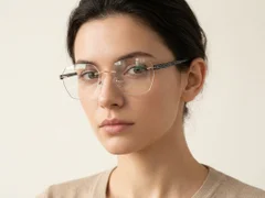 BS2012-3412_Pink_Invisible_Metal_Glasses-tryon_female
