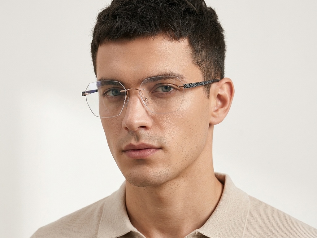 BS2012-3412_Pink_Invisible_Metal_Glasses-tryon_male