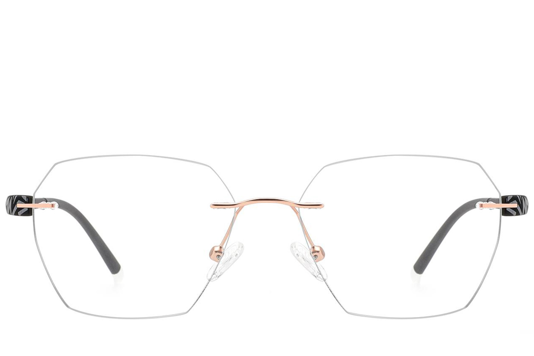 BS2012-3412_Pink_Invisible_Metal_Glasses_front