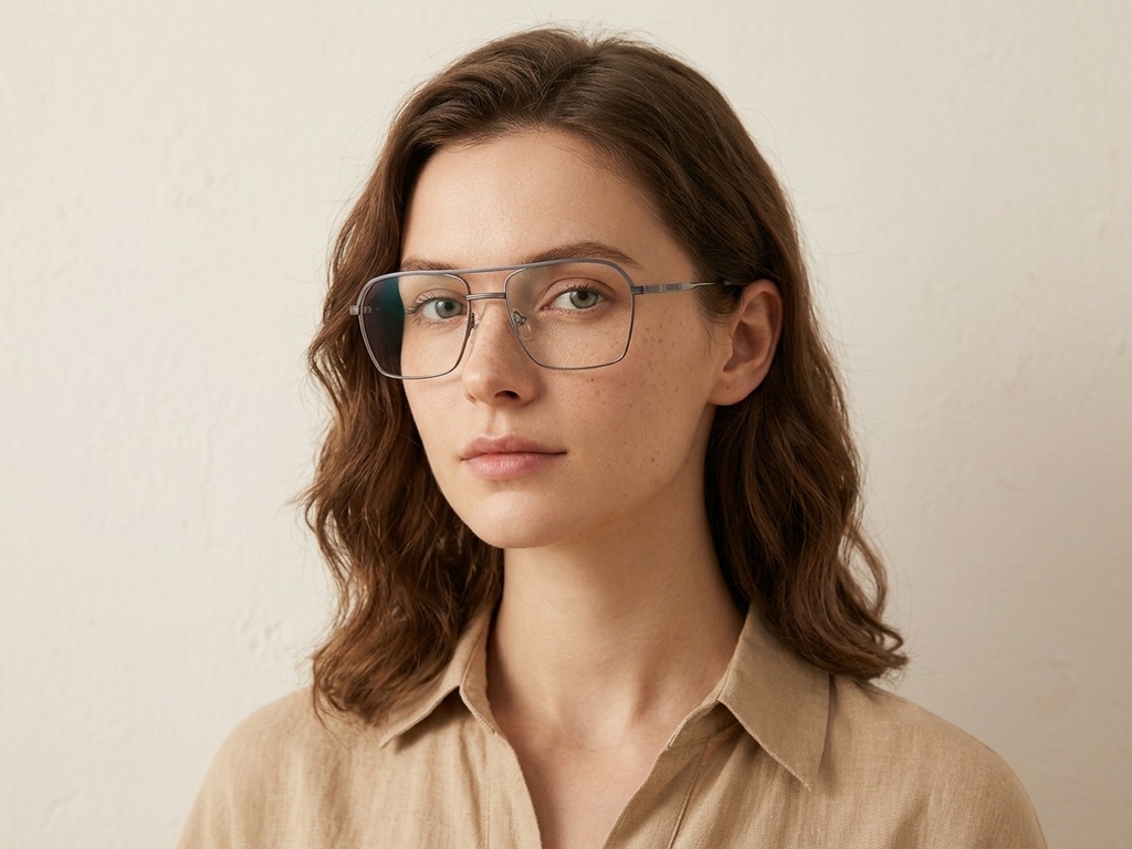 BS2012-3431_Grey_Aviator_Metal_Glasses-tryon_female