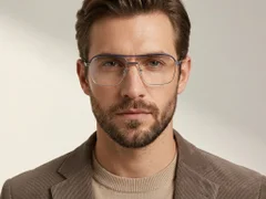 BS2012-3432_Blue_Aviator_Metal_Glasses-tryon_male