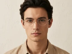 BS2012-3433_Black_Semi-rimless_Metal_Glasses-tryon_male