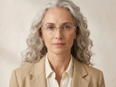 BS2012-3437_Purple_Semi-rimless_Metal_Glasses-tryon_female