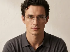 BS2012-3438_Black_Invisible_Metal_Glasses-tryon_male