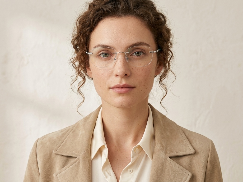 BS2012-3441_Silver_Invisible_Metal_Glasses-tryon_female