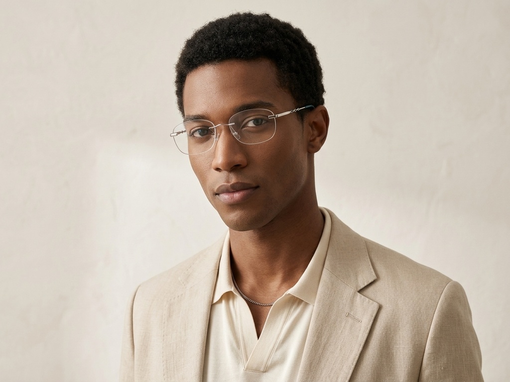 BS2012-3441_Silver_Invisible_Metal_Glasses-tryon_male