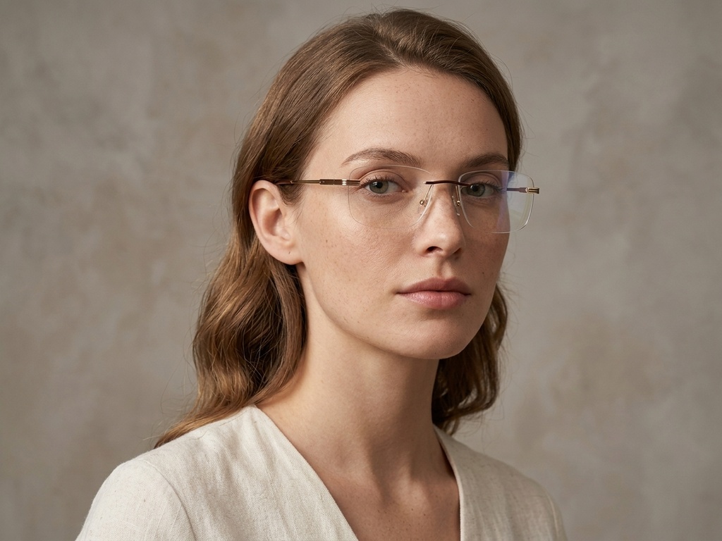 BS2012-3447_Brown_Invisible_Metal_Glasses-tryon_female