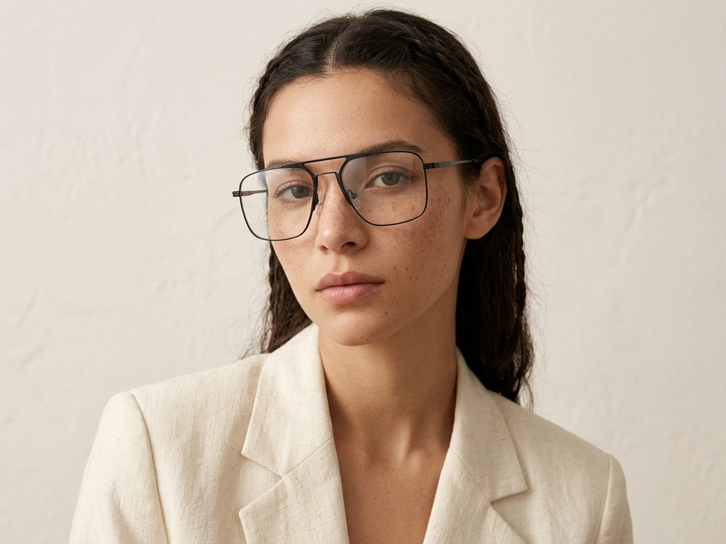 BS2012-3448_Black_Aviator_Metal_Glasses-tryon_female