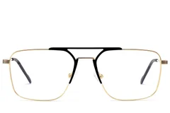 BS2012-3449_Golden_Aviator_Metal_Glasses_front