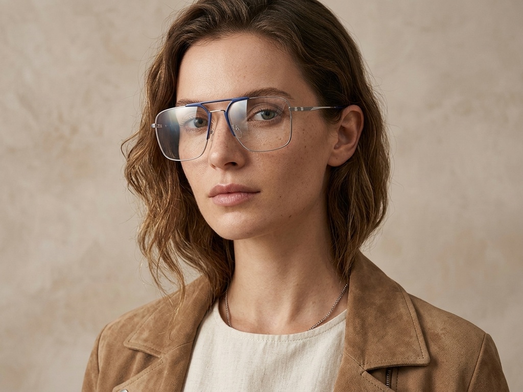 BS2012-3450_Silver_Aviator_Metal_Glasses-tryon_female