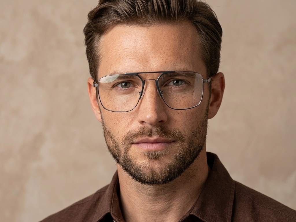 BS2012-3451_Grey_Aviator_Metal_Glasses-tryon_male