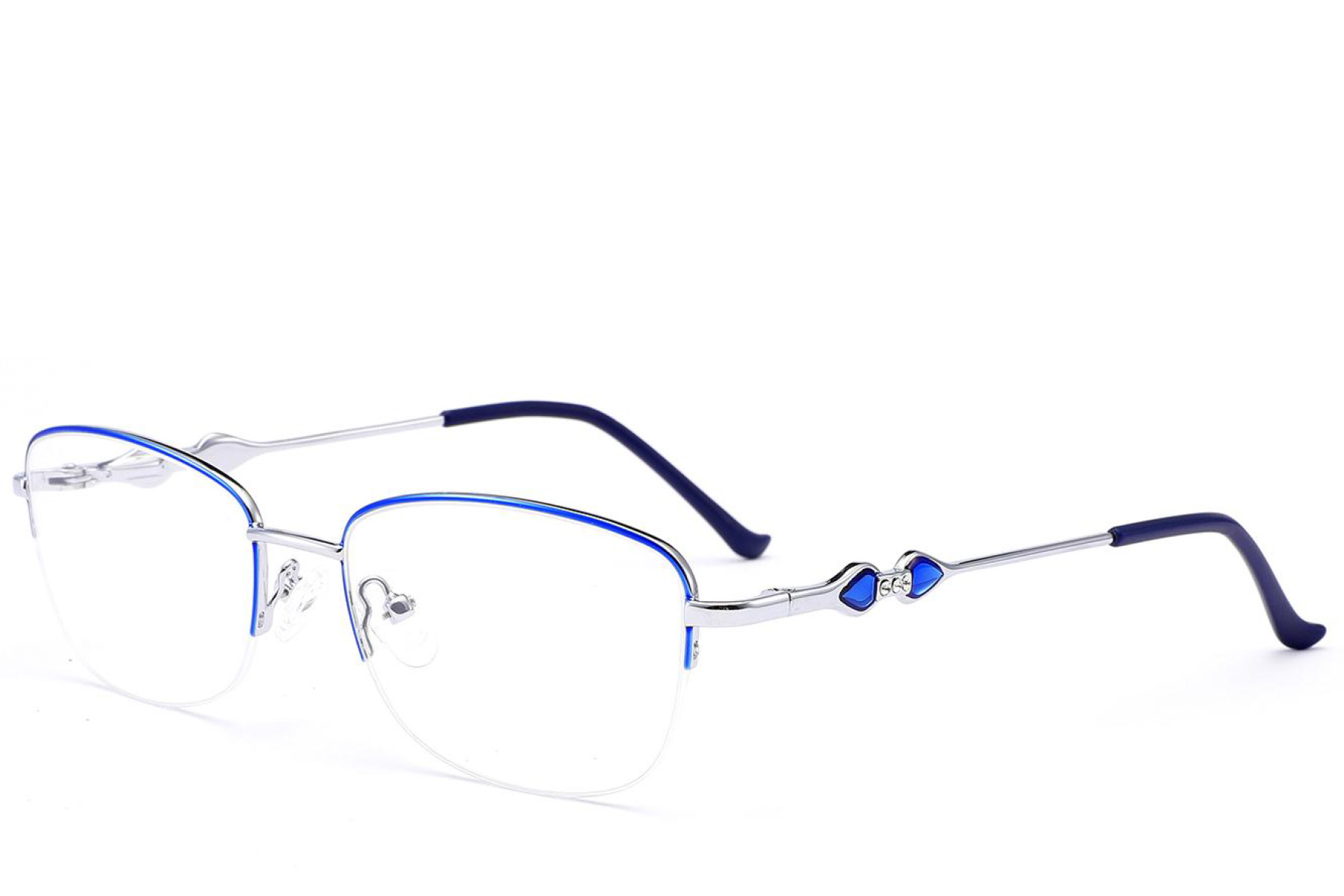 BS2012-3455_Blue_Semi-rimless_Metal_Glasses_corner