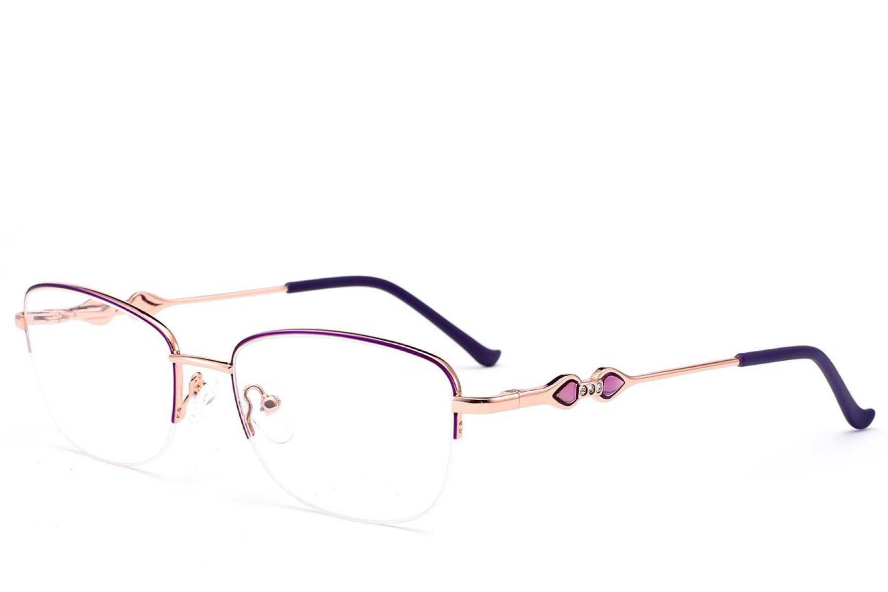 BS2012-3457_Purple_Semi-rimless_Metal_Glasses_corner