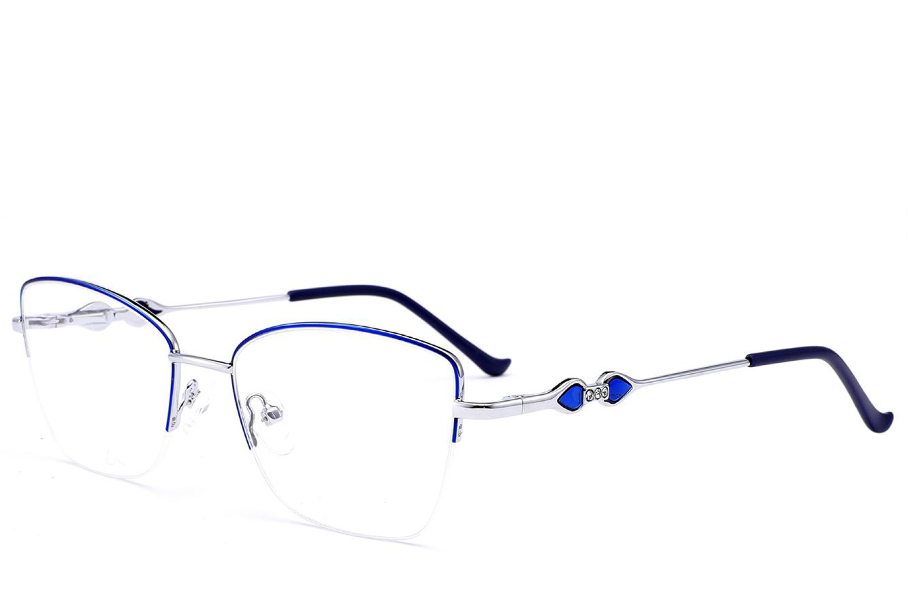 BS2012-3460_Blue_Semi-rimless_Metal_Glasses_corner