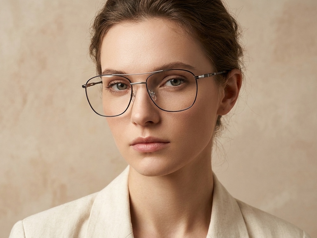 BS2012-3473_Black_Aviator_Metal_Glasses-tryon_female