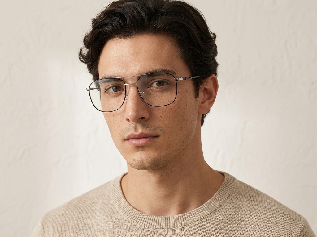 BS2012-3473_Black_Aviator_Metal_Glasses-tryon_male