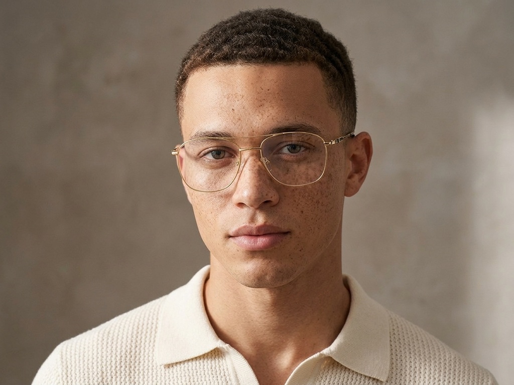 BS2012-3475_Golden_Aviator_Metal_Glasses-tryon_male