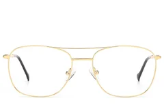 BS2012-3475_Golden_Aviator_Metal_Glasses_front