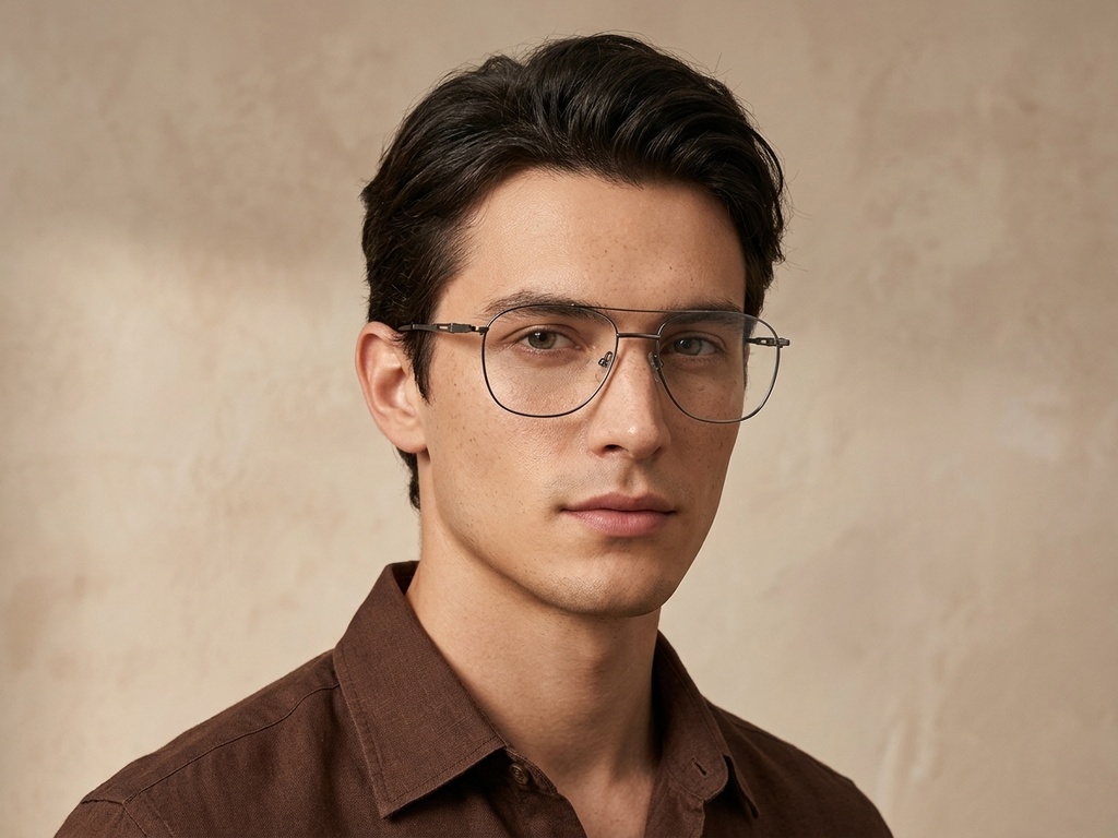 BS2012-3476_Grey_Aviator_Metal_Glasses-tryon_male