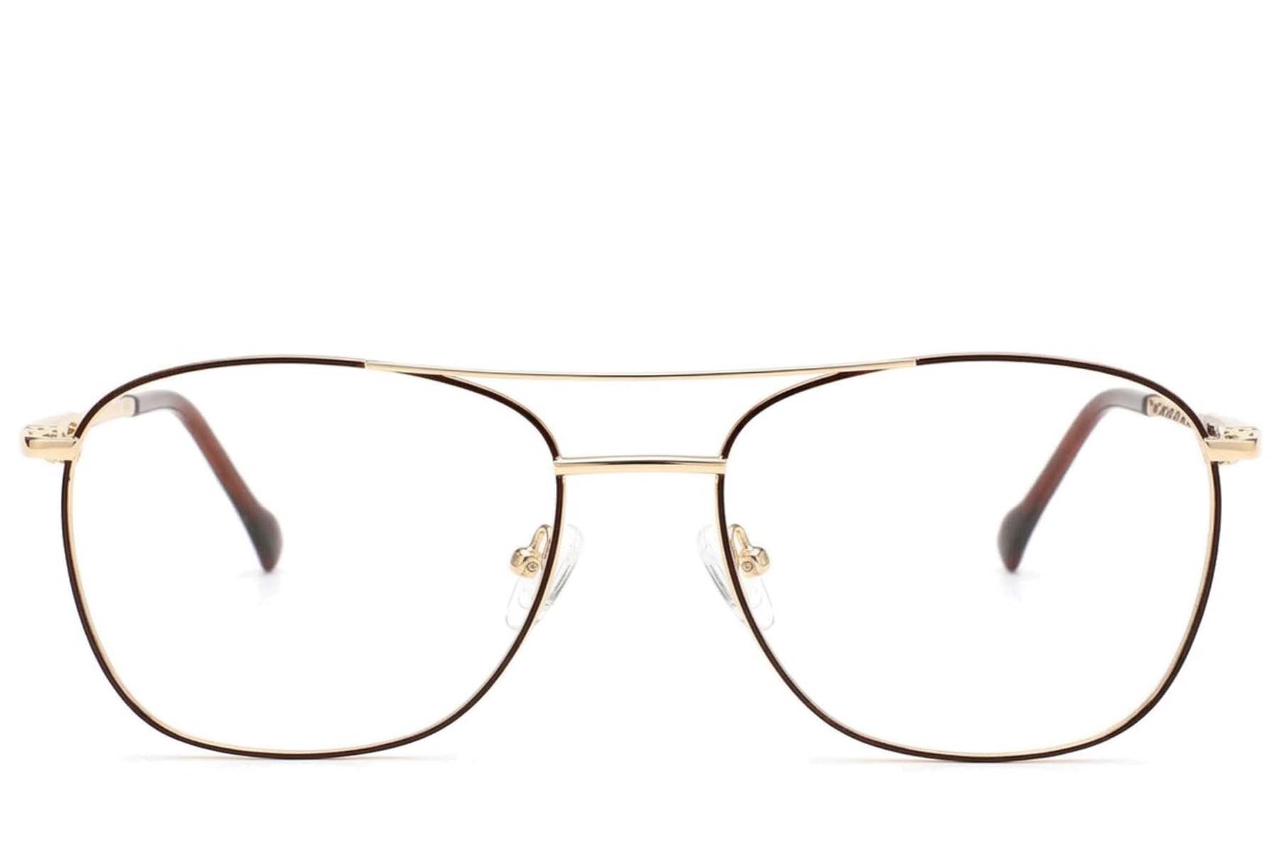 BS2012-3477_Brown_Aviator_Metal_Glasses-front