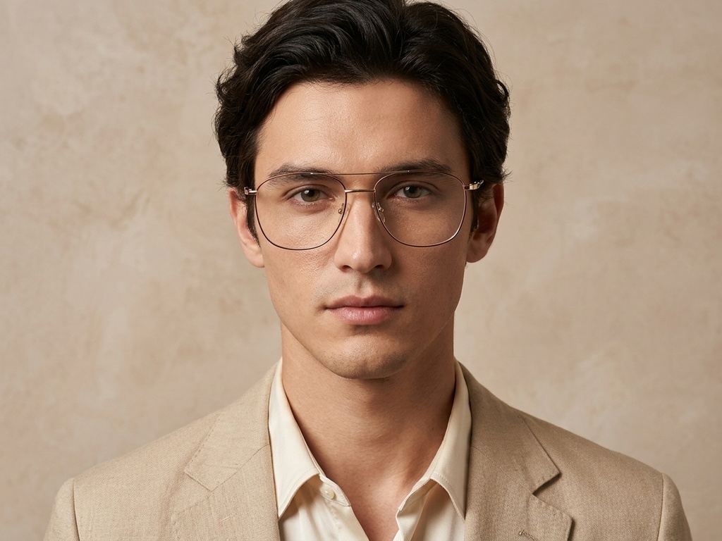 BS2012-3477_Brown_Aviator_Metal_Glasses-tryon_male
