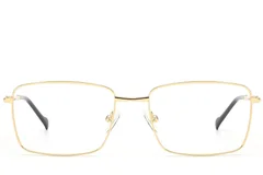 BS2012-3479_Golden_Rectangular_Metal_Glasses_front