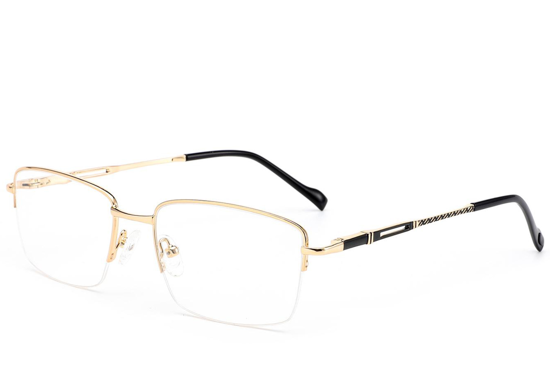 BS2012-3485_Golden_Semi-rimless_Metal_Glasses_corner