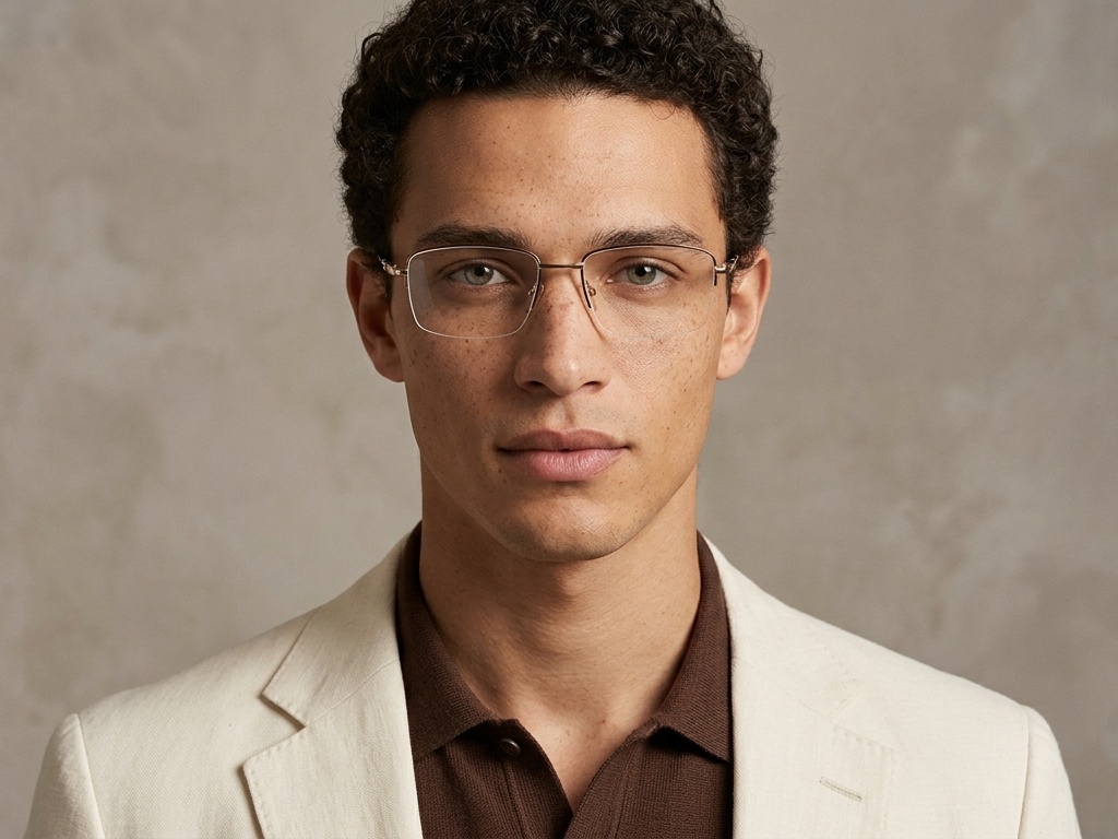 BS2012-3486_Brown_Semi-rimless_Metal_Glasses-tryon_male