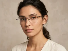 BS2012-3487_Grey_Semi-rimless_Metal_Glasses-tryon_female