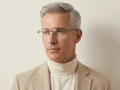 BS2012-3487_Grey_Semi-rimless_Metal_Glasses-tryon_male