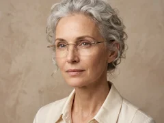BS2012-3492_Brown_Invisible_Metal_Glasses-tryon_female