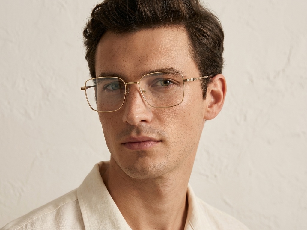 BS2012-3509_Golden_Rectangular_Metal_Glasses-tryon_male