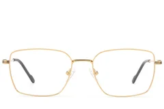 BS2012-3509_Golden_Rectangular_Metal_Glasses_front
