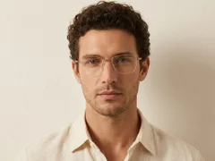 BS2012-3513_Golden_Semi-rimless_Metal_Glasses-tryon_male