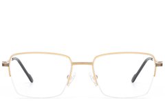 BS2012-3513_Golden_Semi-rimless_Metal_Glasses_front