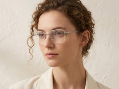 BS2012-3515_Silver_Semi-rimless_Metal_Glasses-tryon_female