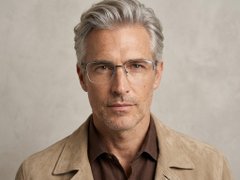 BS2012-3516_Grey_Semi-rimless_Metal_Glasses-tryon_male