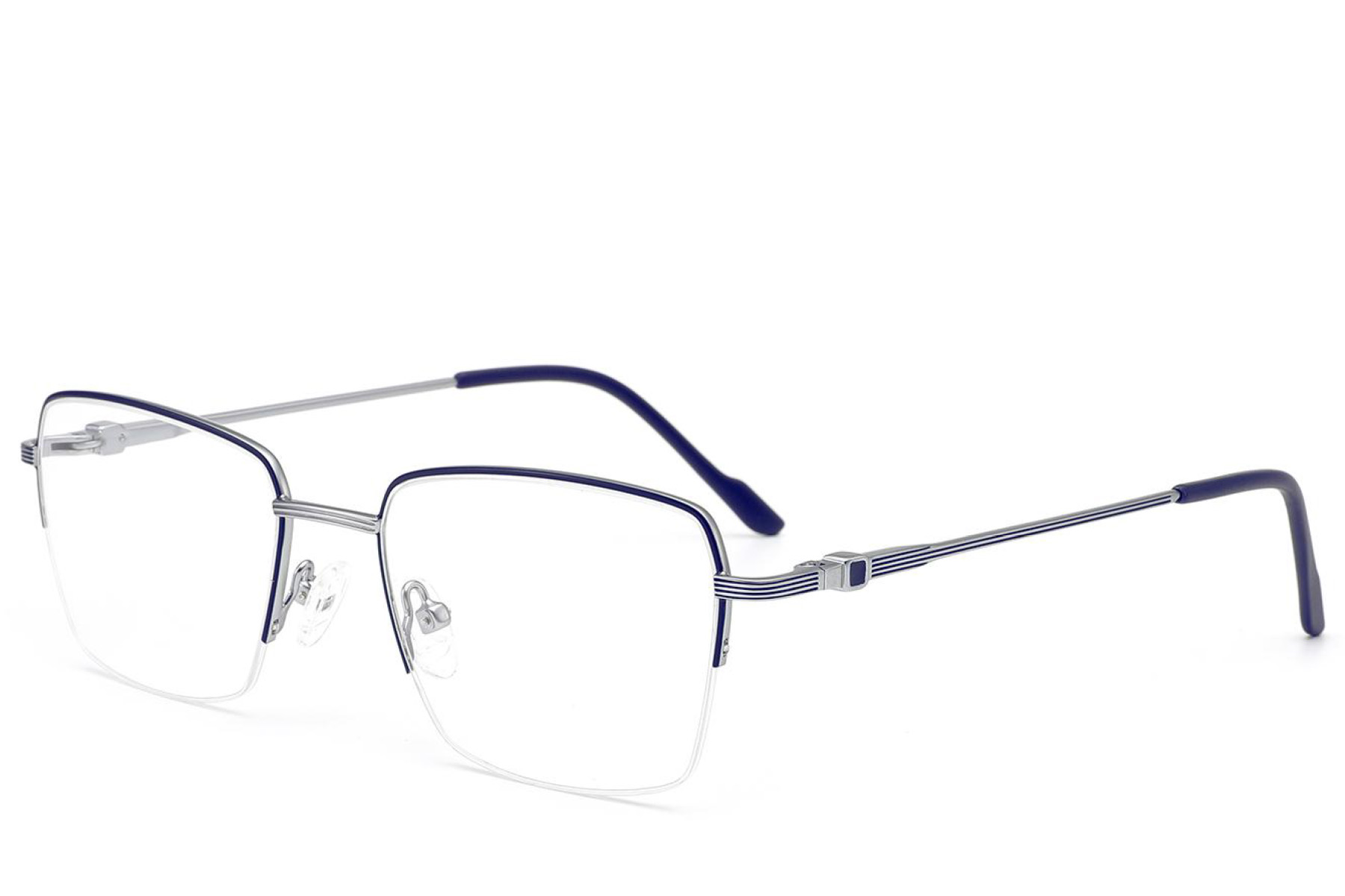 BS2012-3517_Blue_Semi-rimless_Metal_Glasses_corner