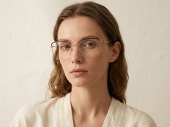BS2012-3518_Golden_Rectangular_Metal_Glasses-tryon_female
