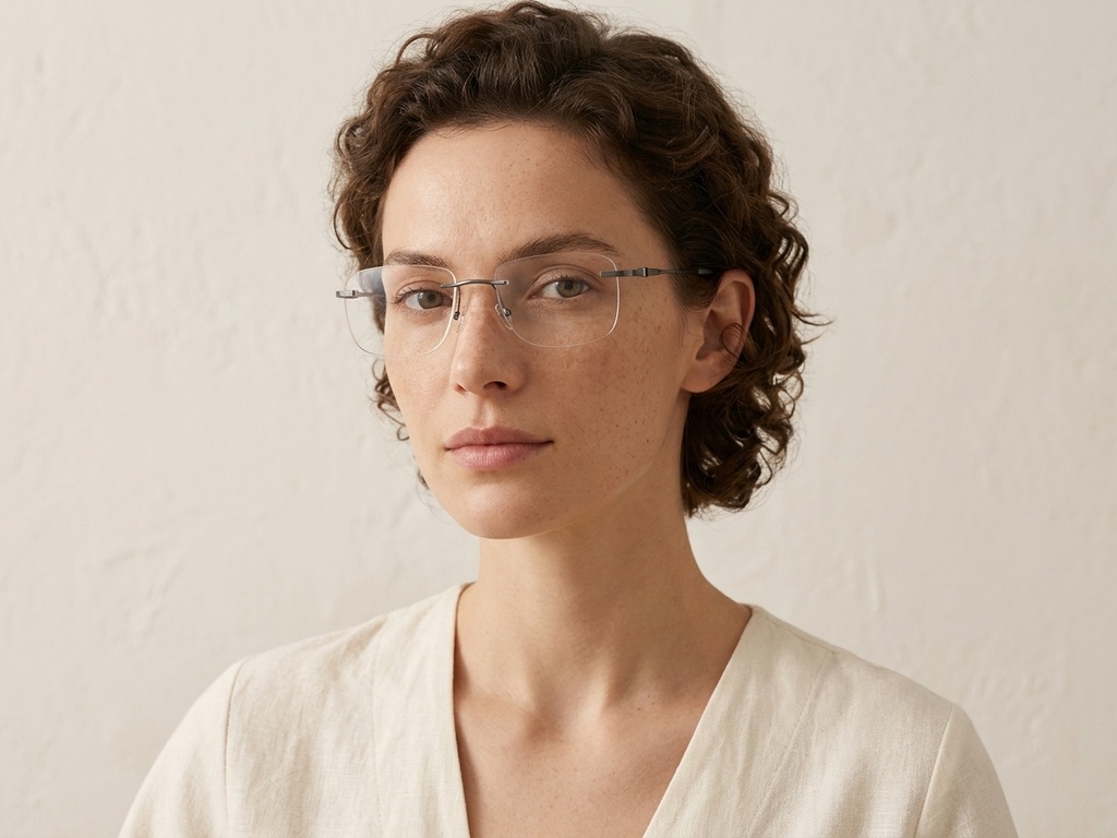 BS2012-3527_Grey_Invisible_Metal_Glasses-tryon_female